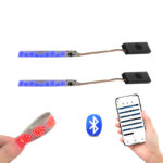 Mini LED flexibel scherm Panel 5 * 36 pixels Smart app programmeerbare LED Ticker Board voor schoenen hoeden kleding tassen reclame licht